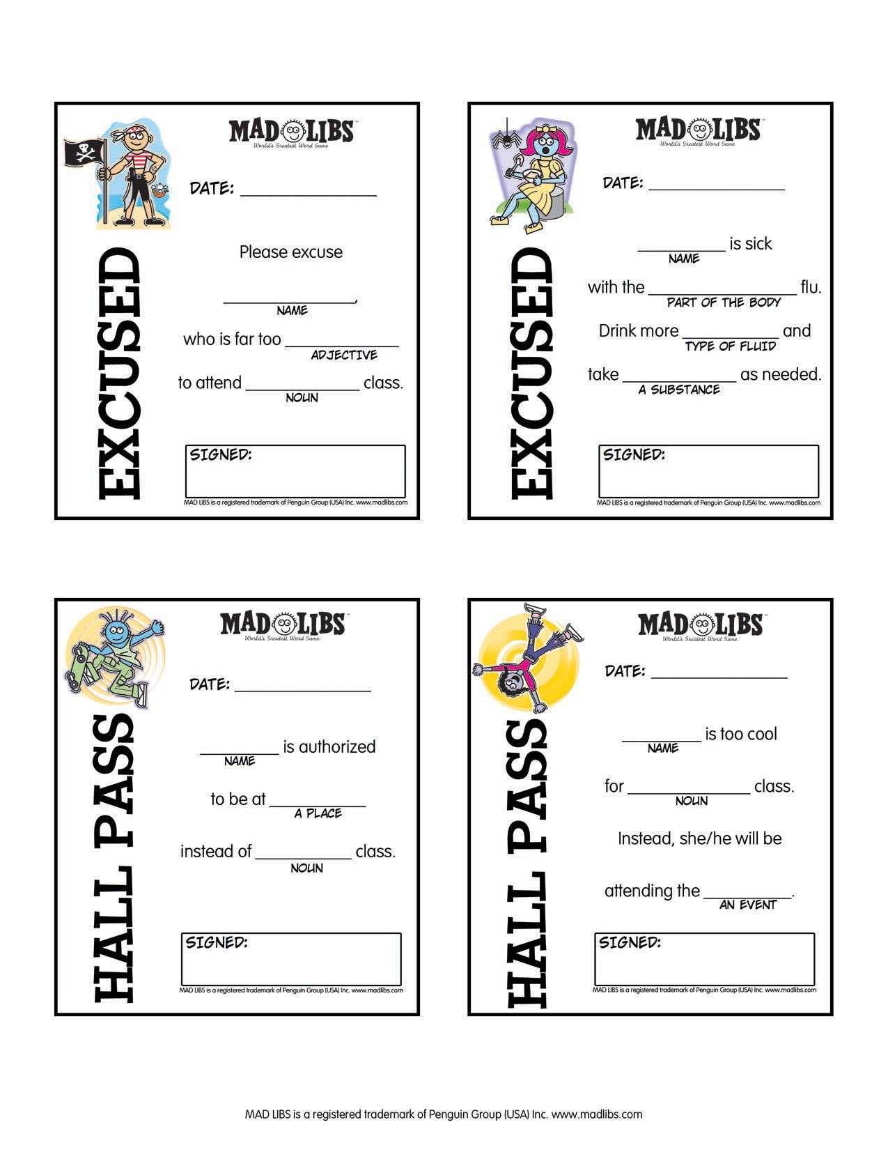 Printables – Mad Libs inside Mad Libs Online Printable Free