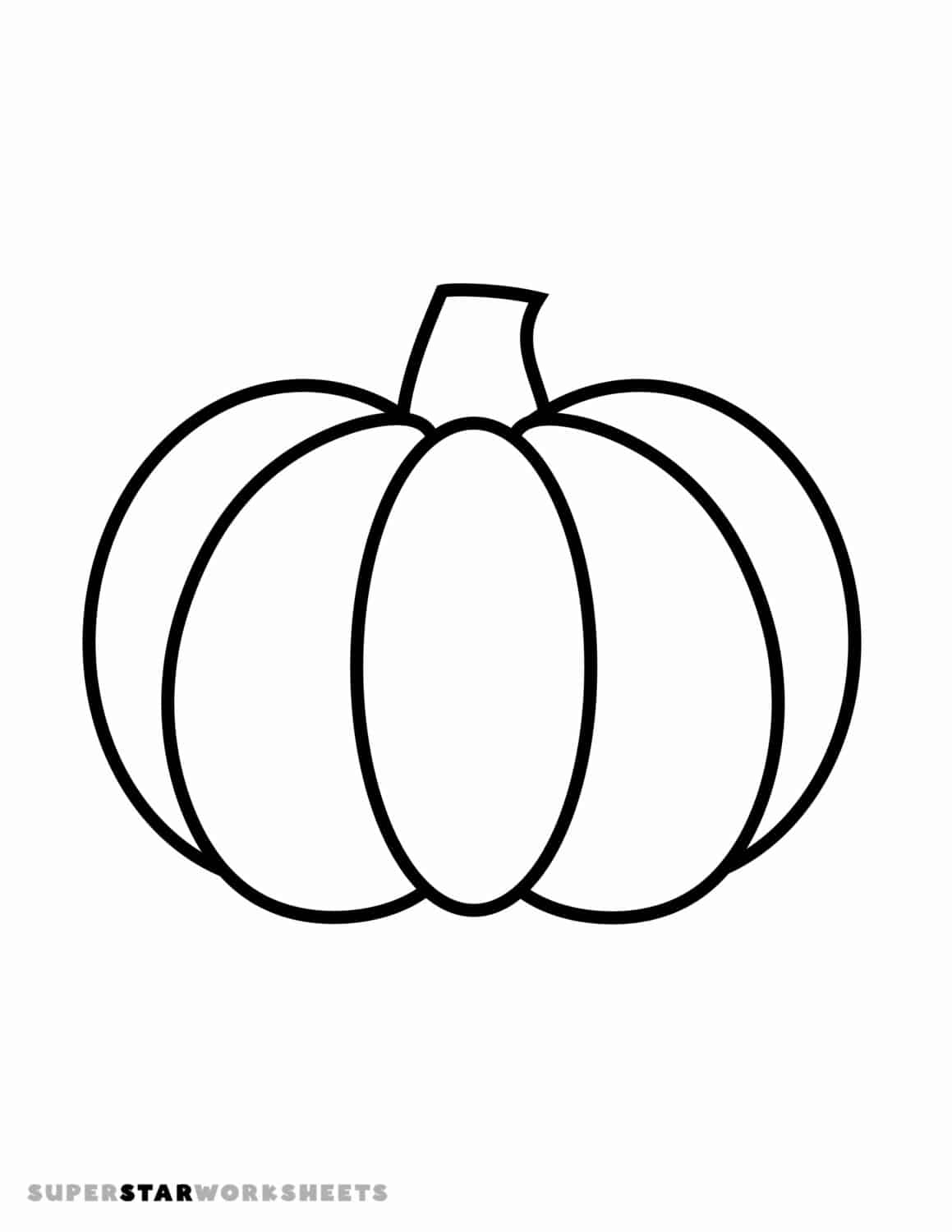 Pumpkin Coloring Pages - Superstar Worksheets with Free Printable Pumpkin Coloring Pages