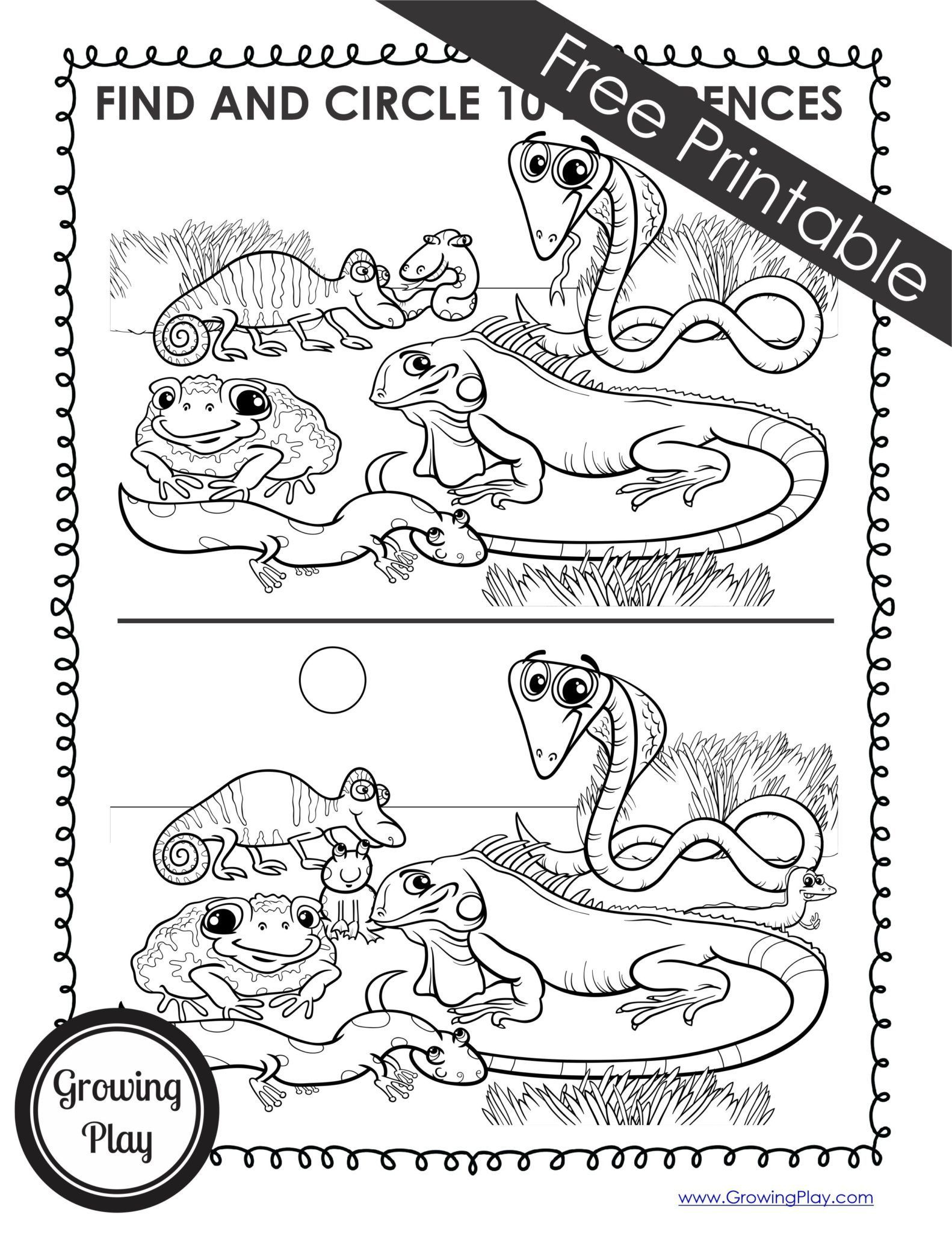 Reptile Facts For Kids - Growing Play | Reptiles Facts, Facts For within Free Printable Reptile Worksheets