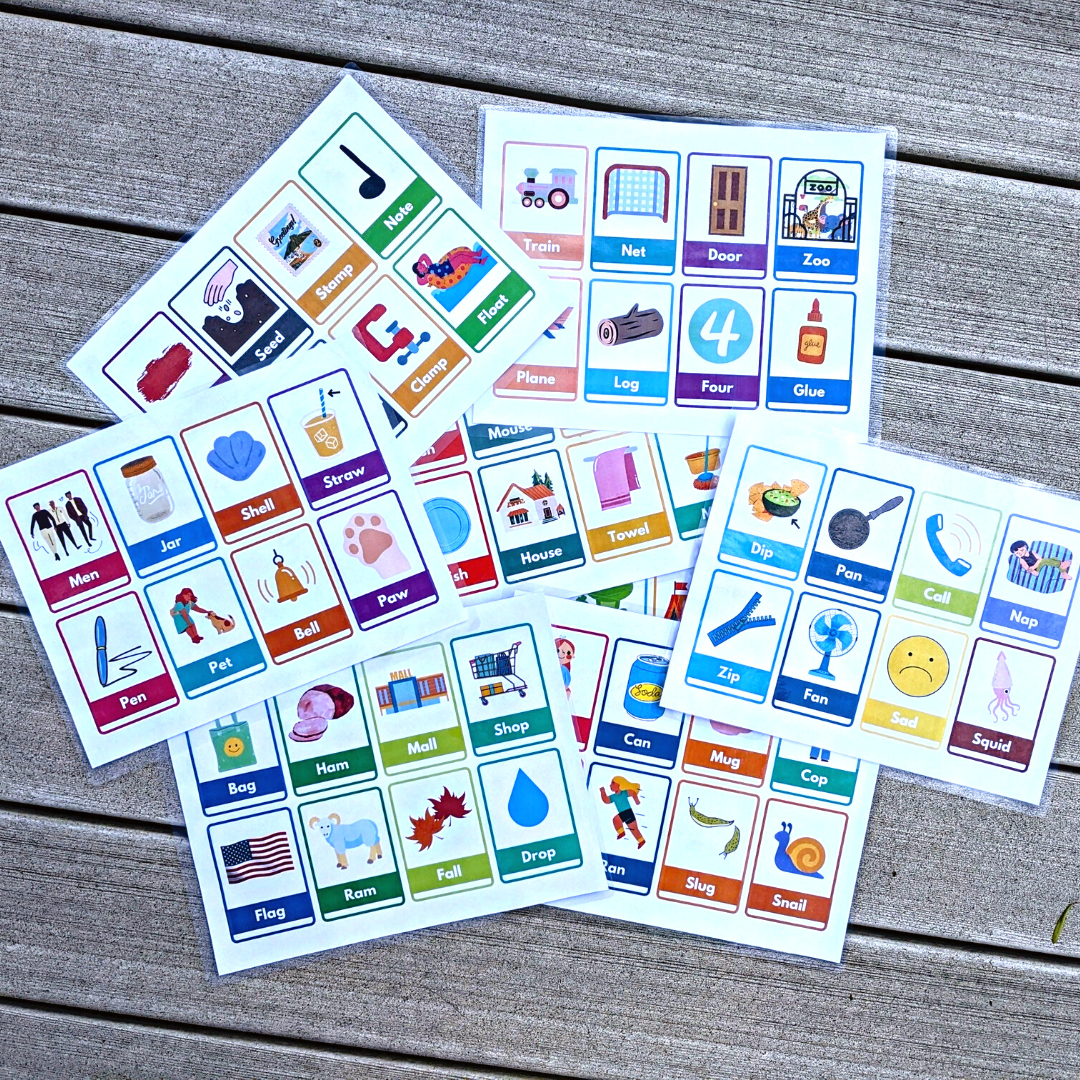 Rhyming Words Flashcards - Free Printable for Free Printable Rhyming Words Flash Cards