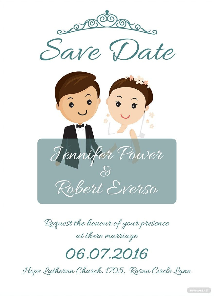 Save The Date Invitation Template In Illustrator, Publisher, Psd throughout Free Printable Save the Date Invitation Templates