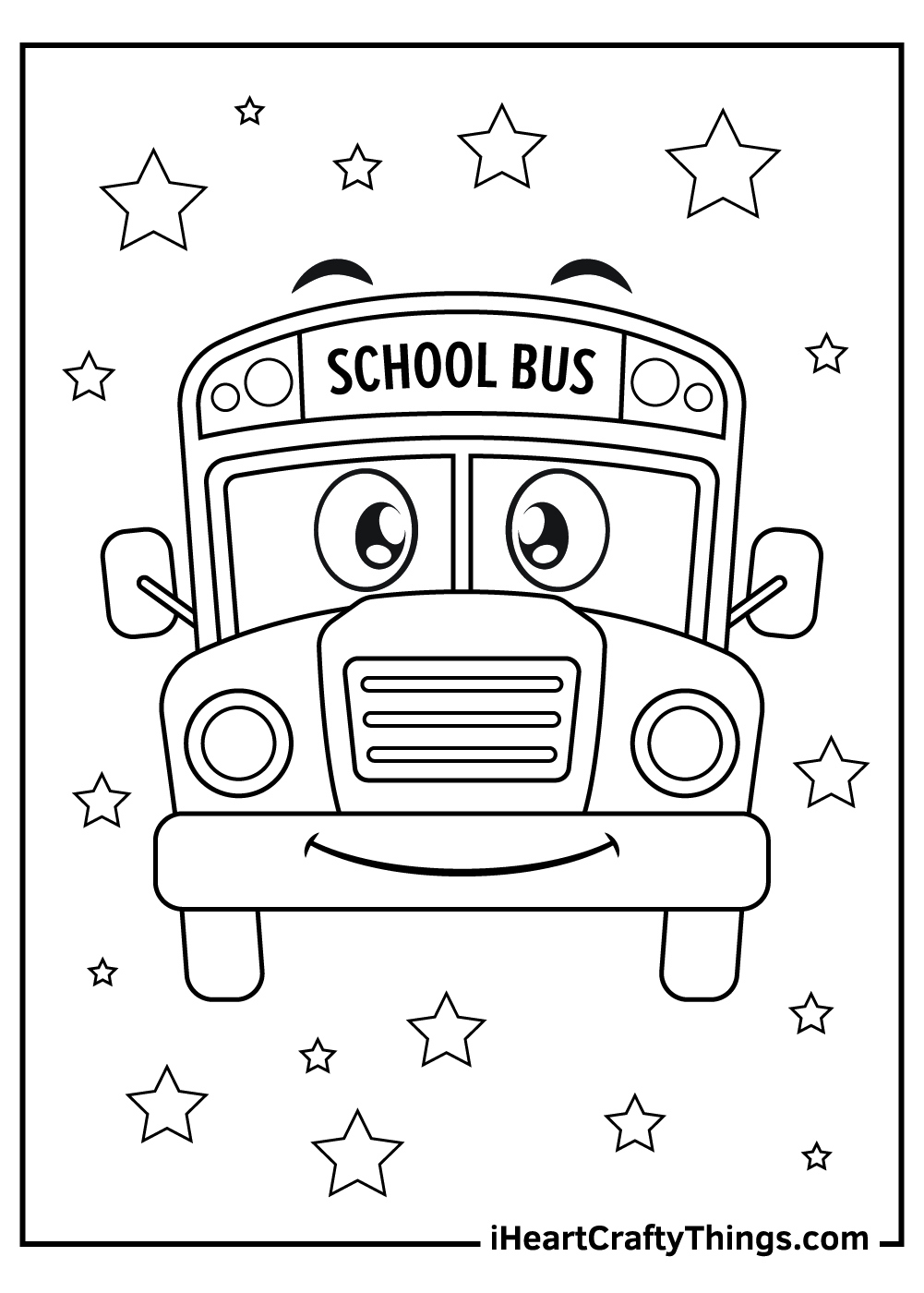 School Bus Coloring Pages (Updated 2024) with Free Printable School Bus Coloring Pages