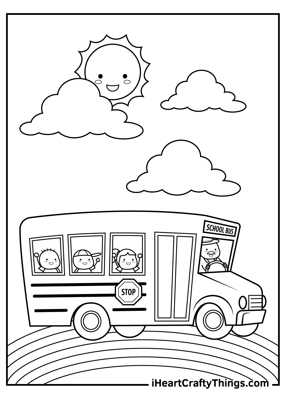 School Bus Coloring Pages (Updated 2024) with Free Printable School Bus Coloring Pages