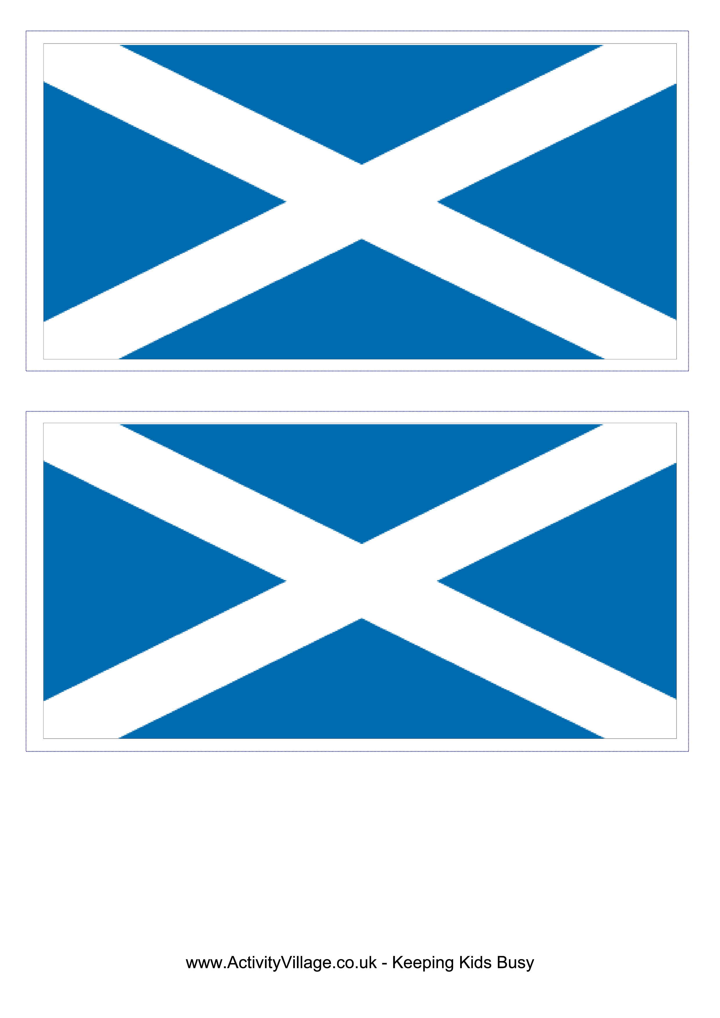 Scotland Flag - Free Printable Scotland Flag | Flag Template, Flag inside Free Printable Scottish Flag