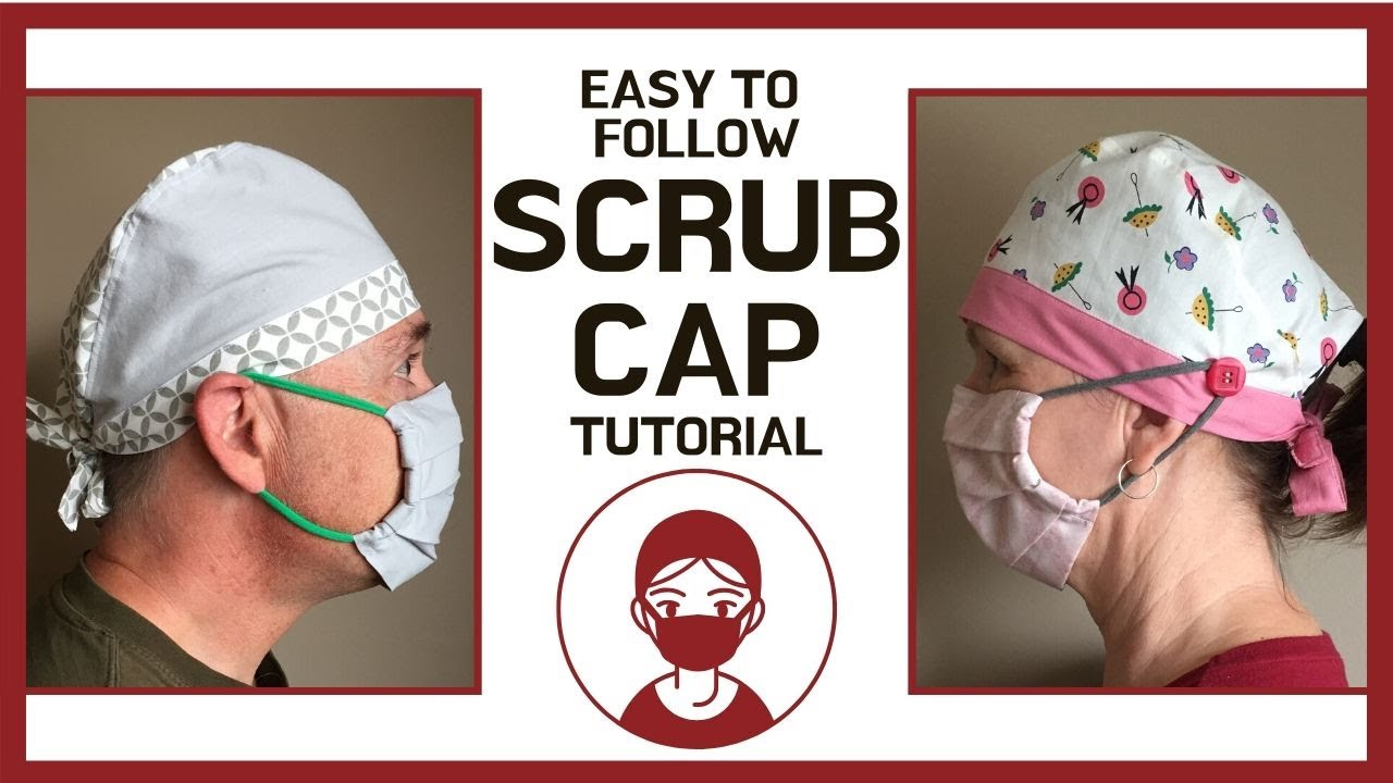 Scrub Cap With Ties For Men Or Women!!! Free Printable Pattern!!! intended for Free Printable Scrub Hat Patterns