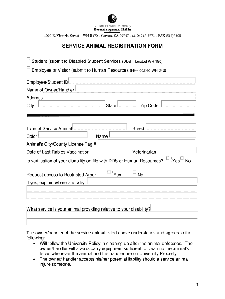 Service Dog Certification Download - Fill Online, Printable regarding Free Printable Service Dog