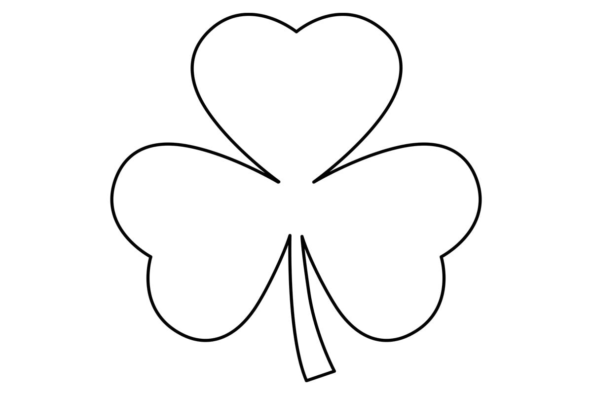 Shamrock Template (Free Printable) - The Best Ideas For Kids with Shamrock Template Free Printable