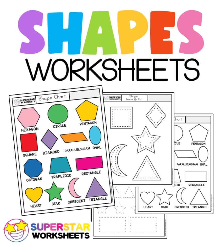 Shape Worksheets - Superstar Worksheets in Free Printable Shapes Worksheets