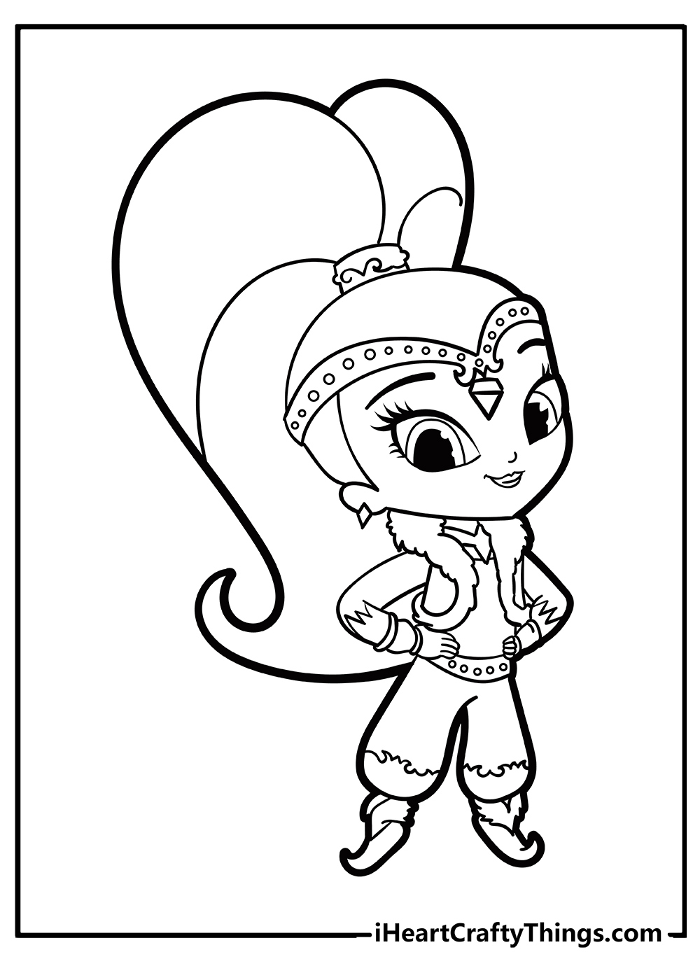 Shimmer And Shine Coloring Pages (100% Free Printables) with Shimmer And Shine Free Printables