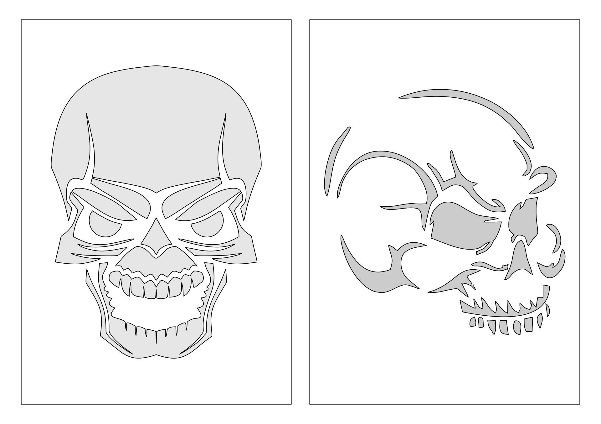 Skull Pumpkin Stencils Free | Pumpkin Stencil, Halloween Pumpkin intended for Skull Stencils Free Printable