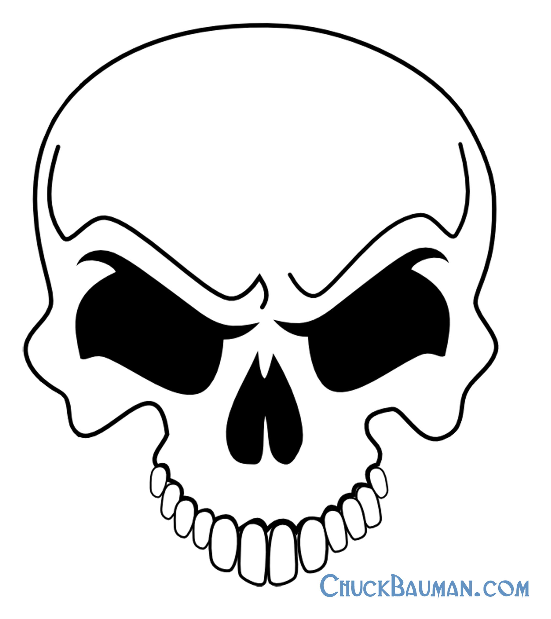 Skulls Airbrushing - Free Skull Airbrushing Stencils - Free with regard to Skull Stencils Free Printable