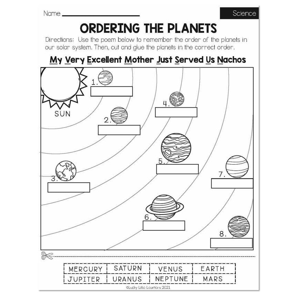 Spring - Early Finishers 2Nd Grade - Science - Ordering The with Free Printable Science Worksheets For 2Nd Grade