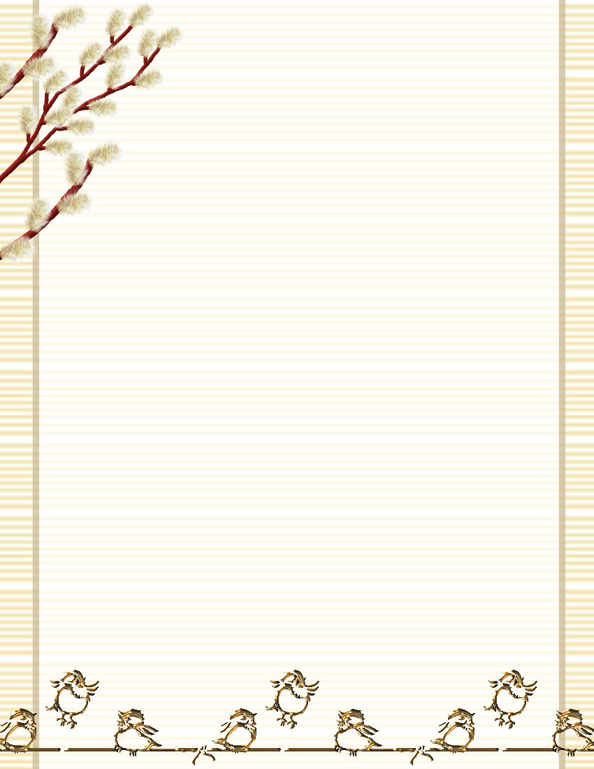 Spring Stationery Themed Downloads Pg. 1 within Free Printable Spring Stationery