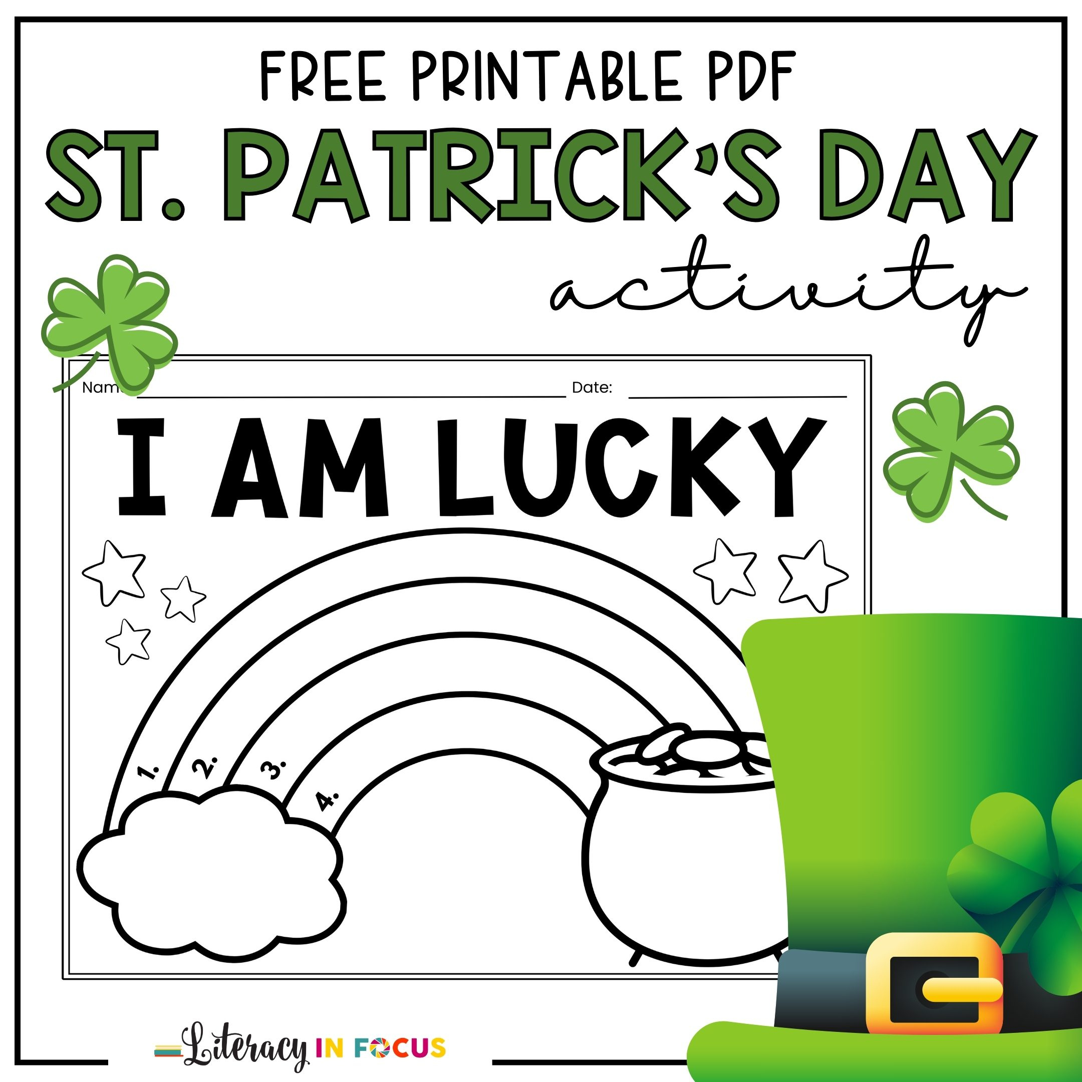 St. Patrick&amp;#039;S Day Activity For Kids | Free Printable Pdf intended for Free Printable St Patrick Day Worksheets