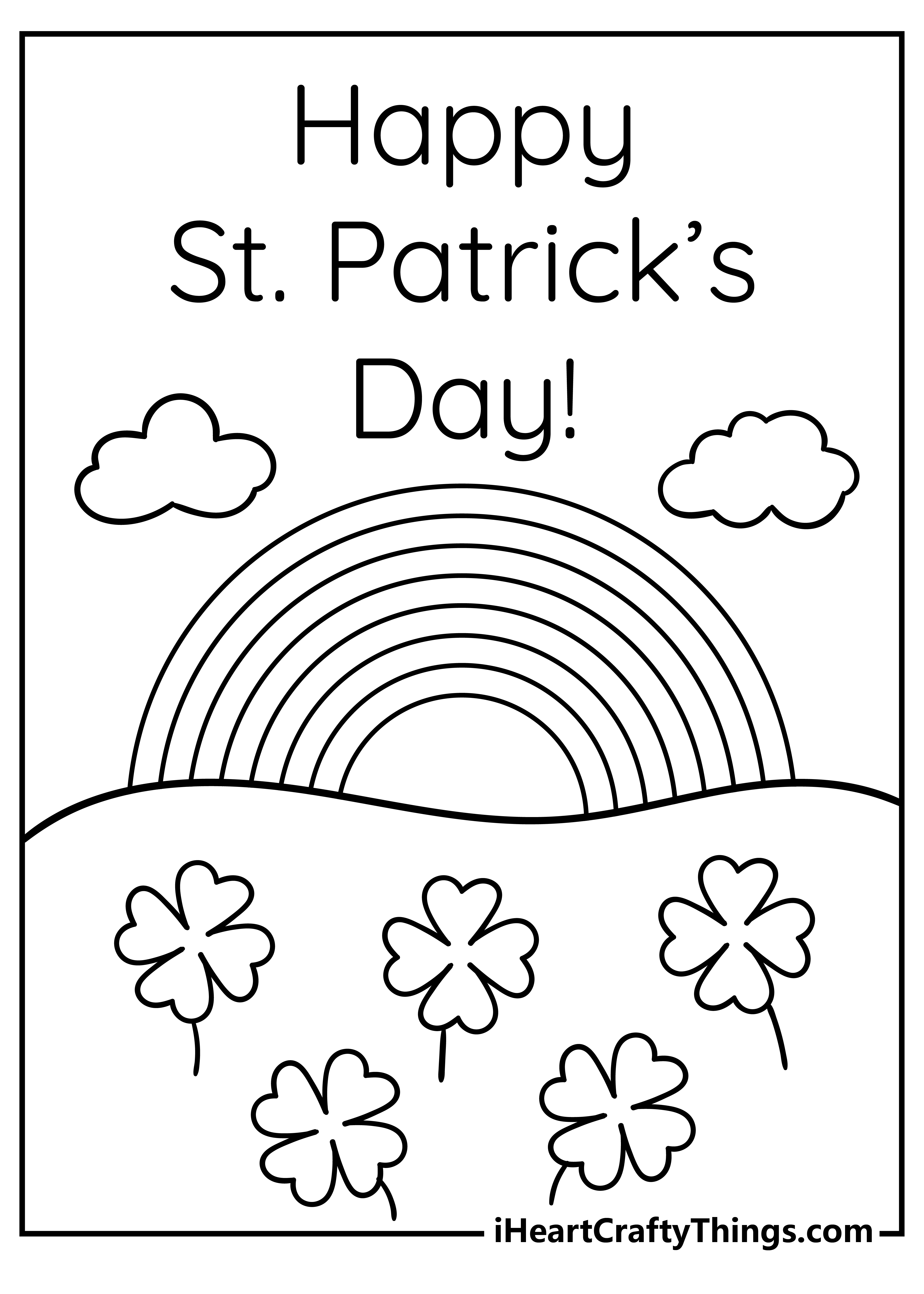 St Patricks Day Coloring Pages 2024 (100% Free Printables) intended for Free Printable Saint Patrick Coloring Pages