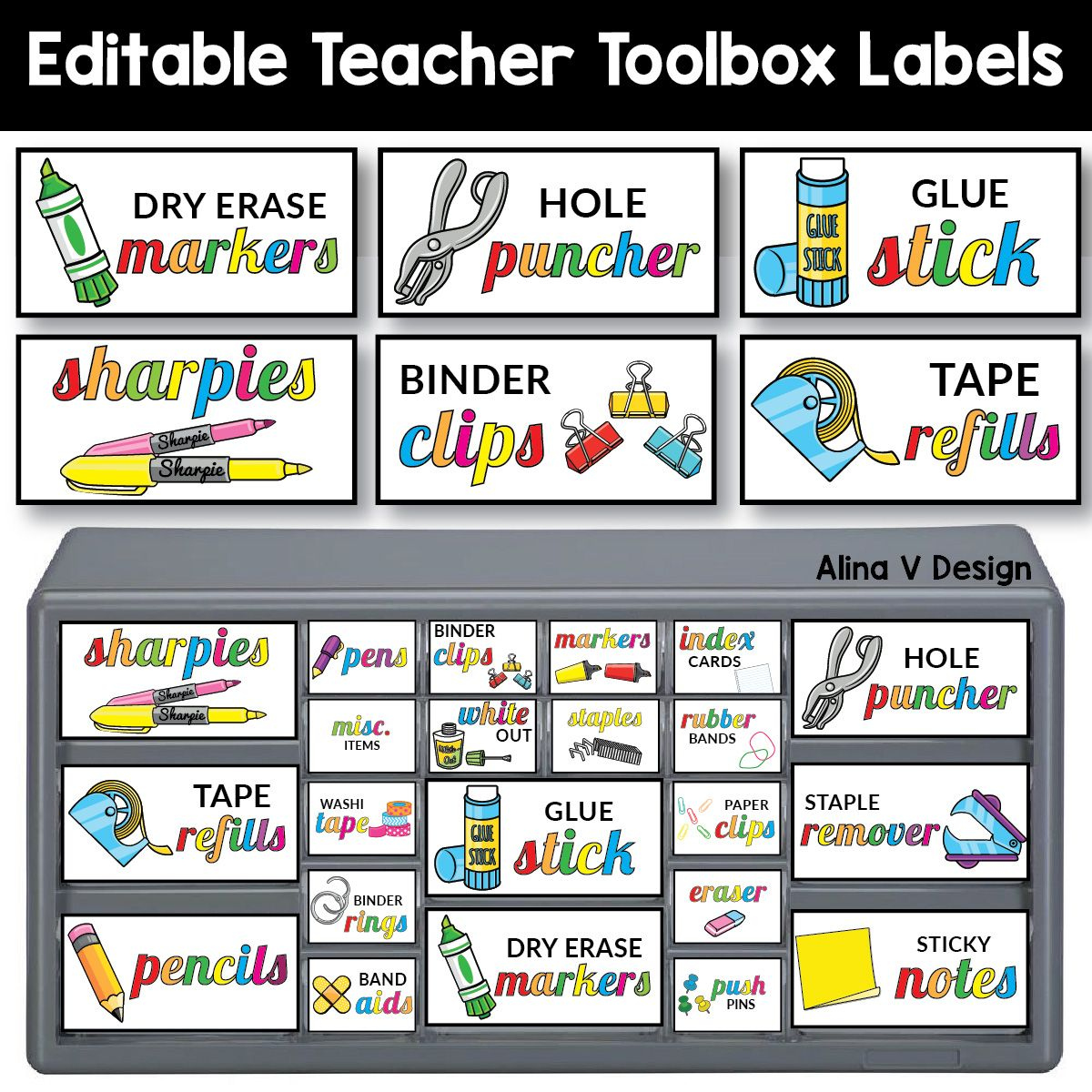 Teacher Toolbox Labels Editable Classroom Supply Label With in Free Printable Teacher Toolbox Labels