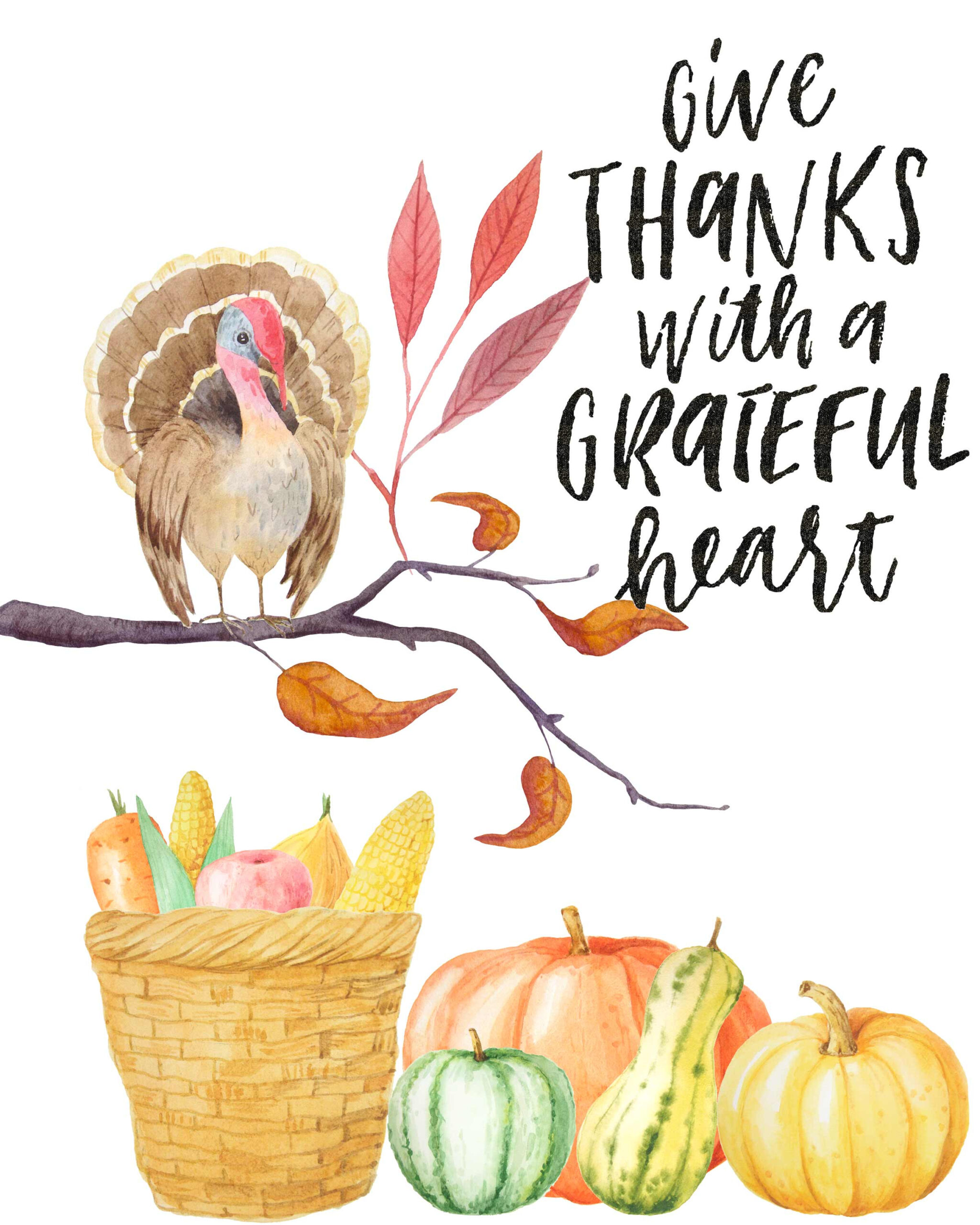 Thanksgiving Printables throughout Free Printable Thanksgiving Graphics