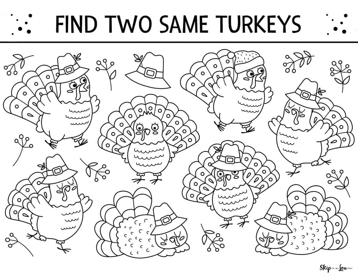 Thanksgiving Worksheets | Skip To My Lou intended for Free Printable Thanksgiving Worksheets