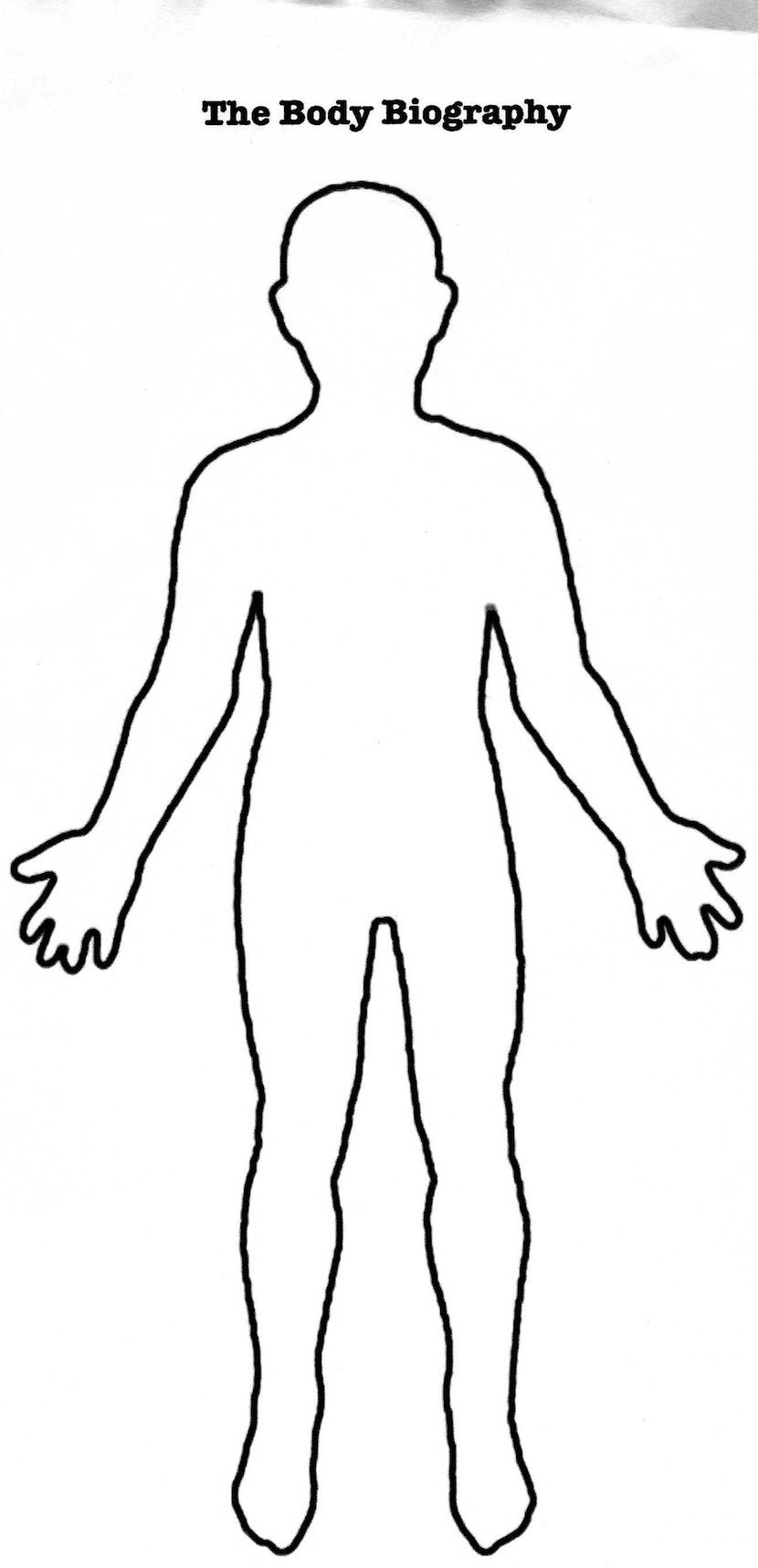 The Charming Free Human Body Outline Printable, Download Free Clip within Free Printable Human Body Template