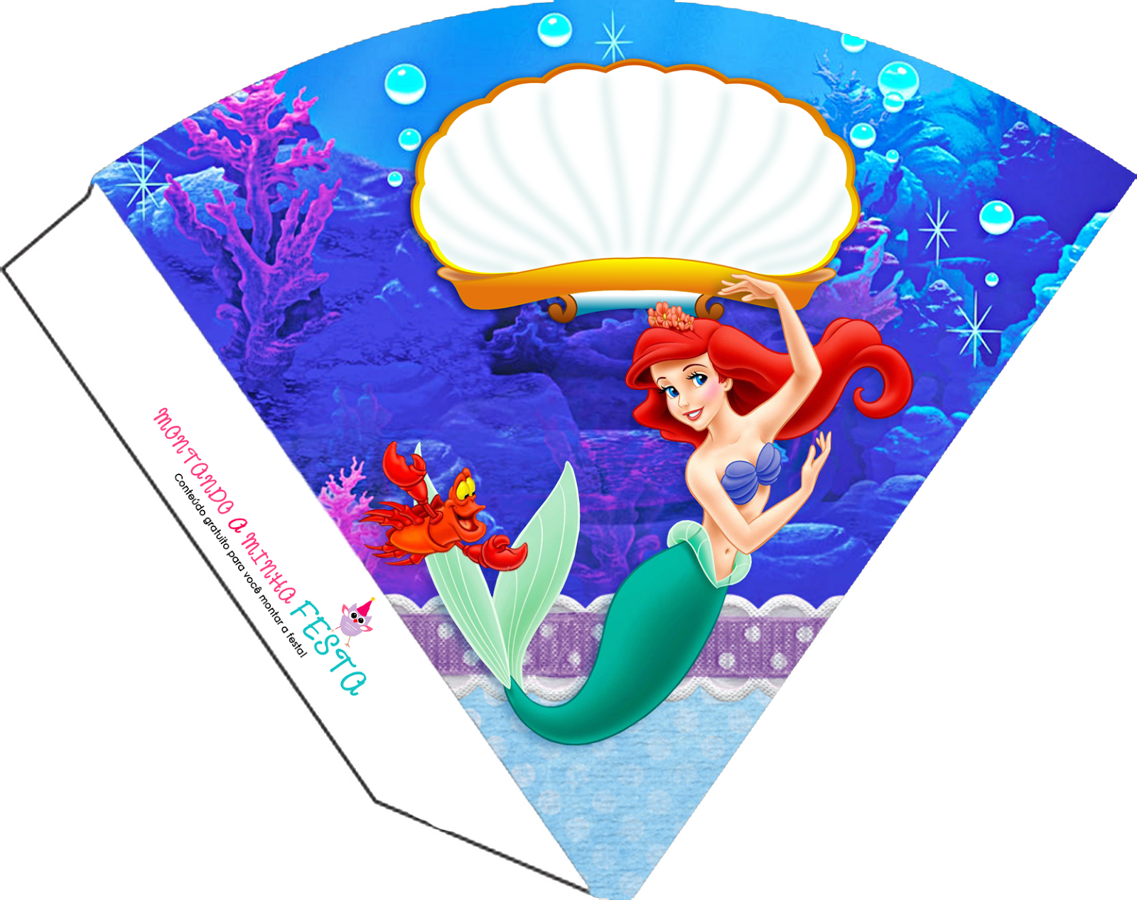 The Little Mermaid Birthday: Free Party Printables. - Oh My Fiesta within Free Printable Little Mermaid Birthday Banner