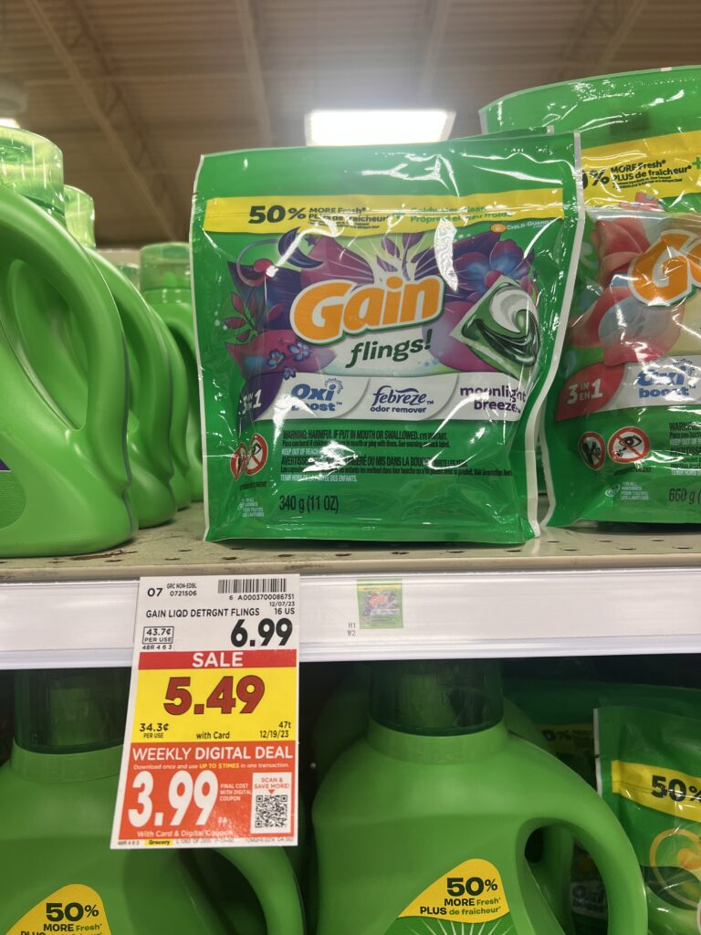 Tide Or Gain Detergent As Low As $3.99! - Kroger Krazy throughout Free Printable Gain Laundry Detergent Coupons