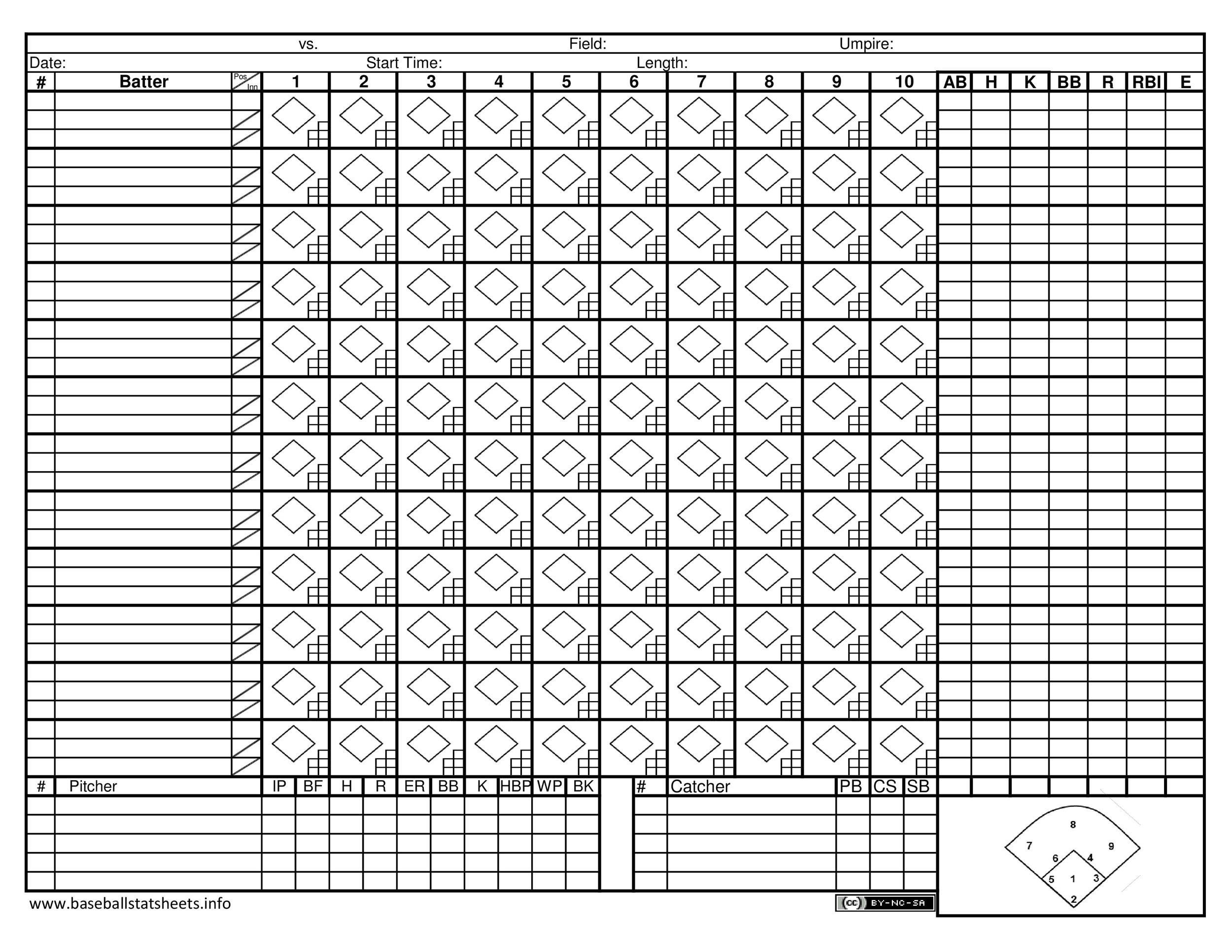 Top 10 Softball Score Sheet Free Printable Ideas And Inspiration regarding Softball Scorebook Printable Free