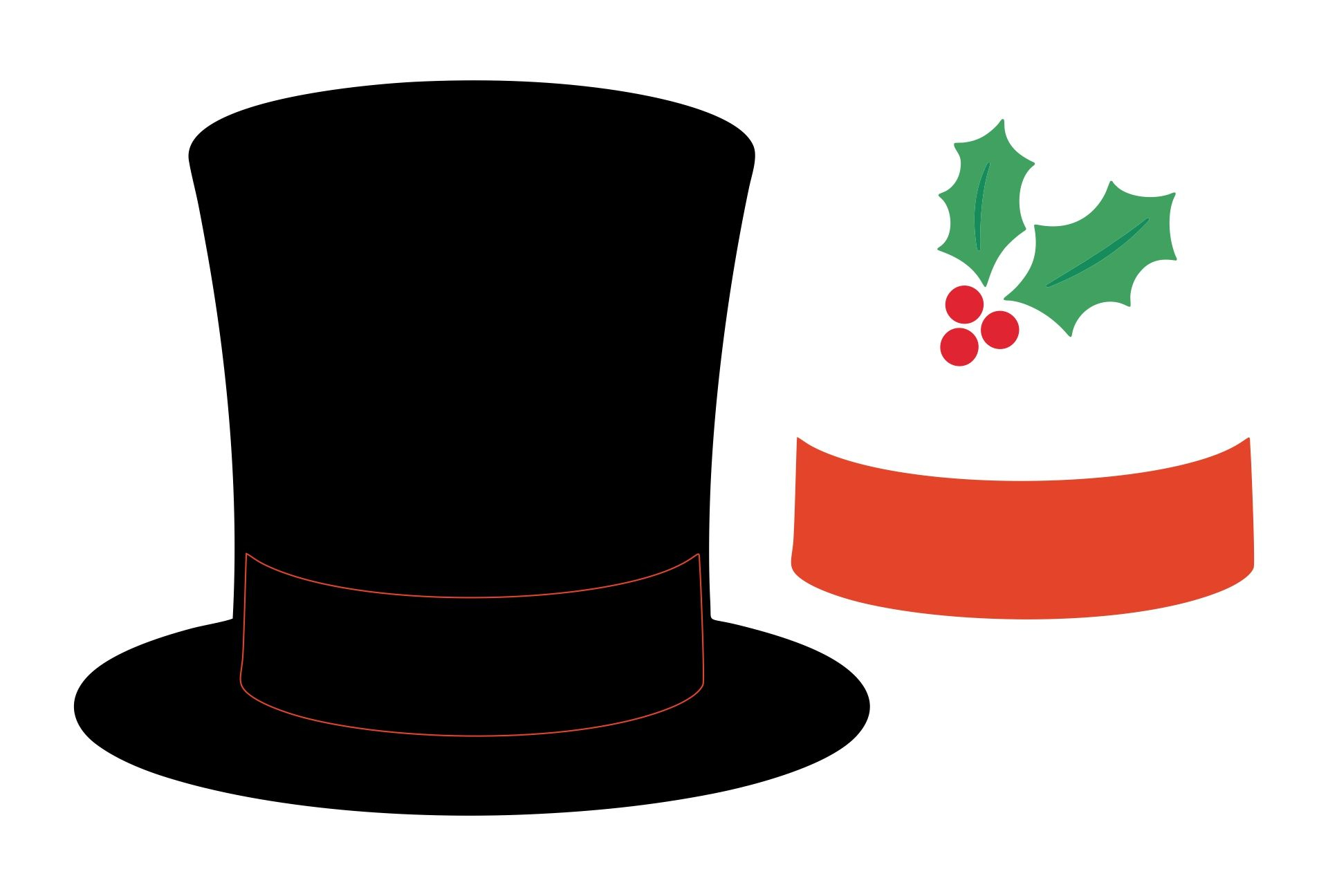 Top Hat Pattern - 10 Free Pdf Printables | Printablee | Snowman inside Free Printable Snowman Hat Templates