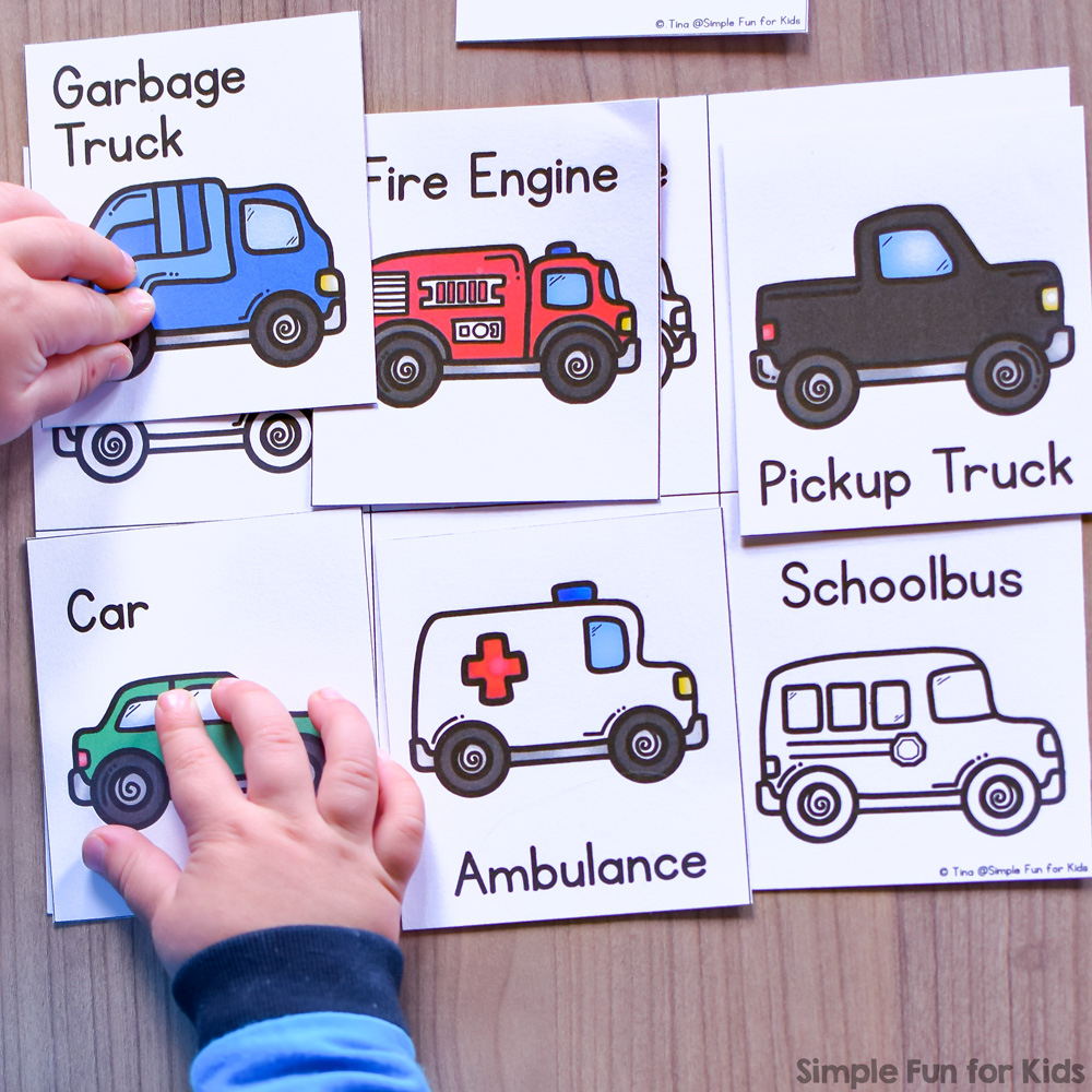 Transportation Matching Game For Toddlers - Simple Fun For Kids within Free Printable Toddler Matching Games