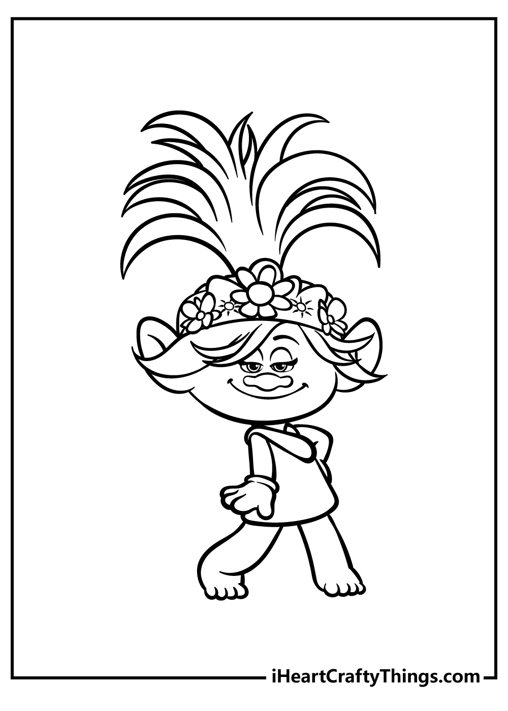 Troll Coloring Pages (100% Free Printables) throughout Free Trolls Printables