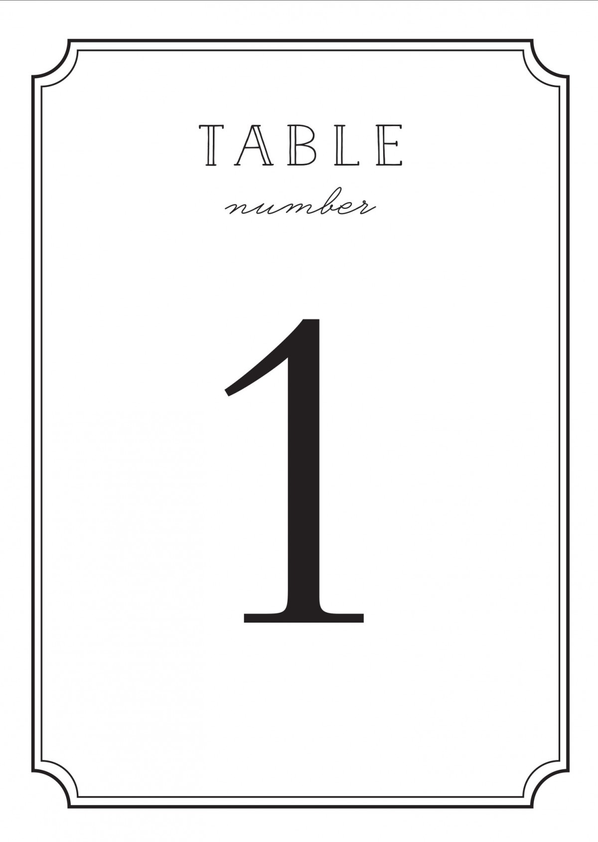 Type Frame Table Numbers Printable within Free Printable Table Numbers