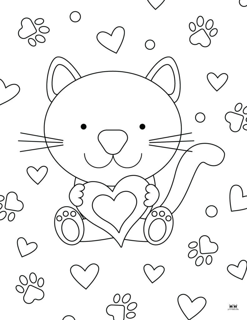 Valentine&amp;#039;S Day Coloring Pages - 100 Free Printables | Printabulls regarding Free Valentine Colouring Printables