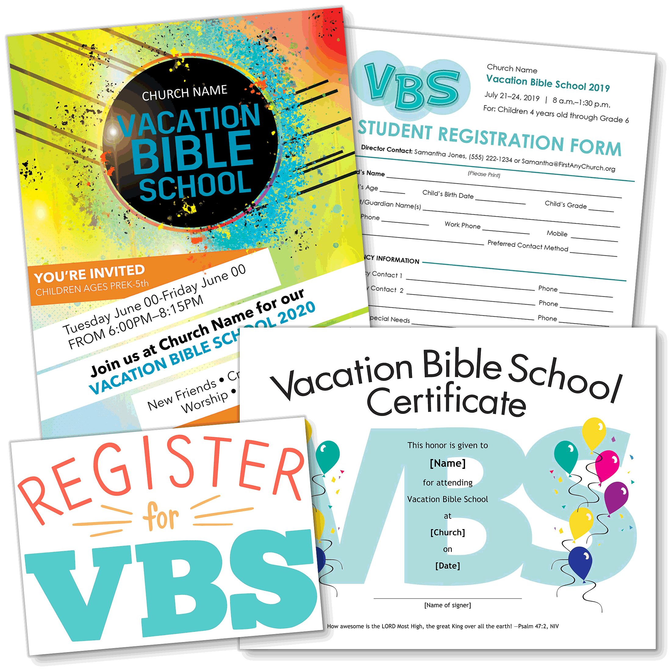 Vbs Downloadable Bundle | Communication Resources, Inc. intended for Free Printable Vacation Bible School Materials