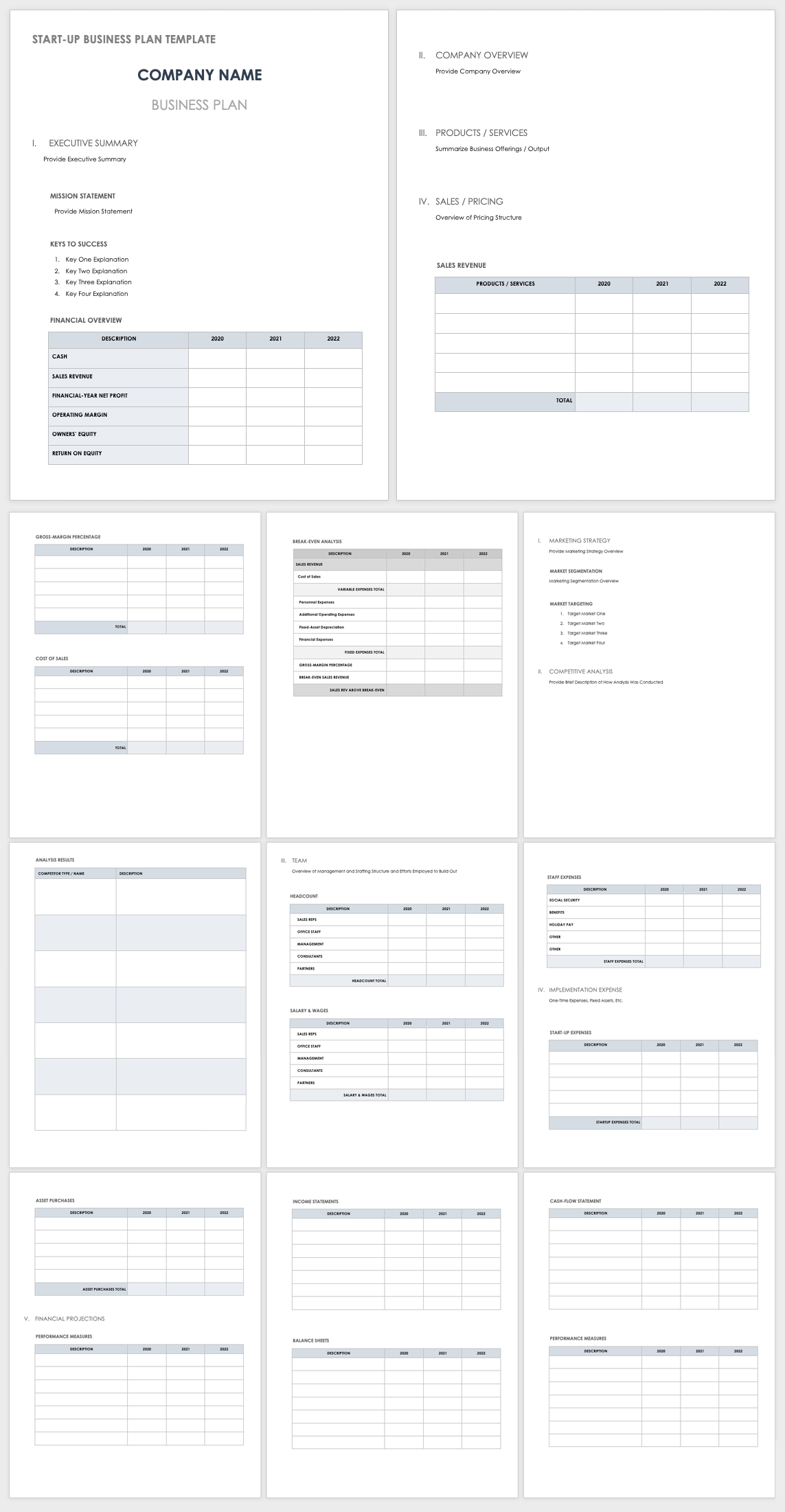 Very Simple Business Plan Template | Business Plan Template Free in Free Printable Simple Business Plan Template