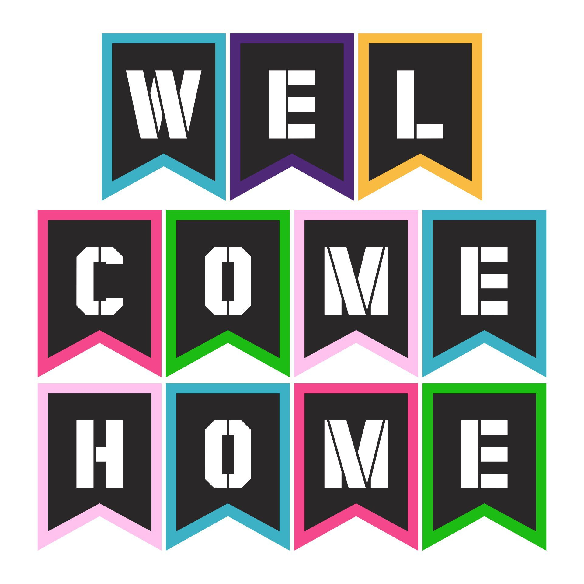 Welcome Home Banner - 10 Free Pdf Printables | Printablee for Free Printable Welcome Banner Template