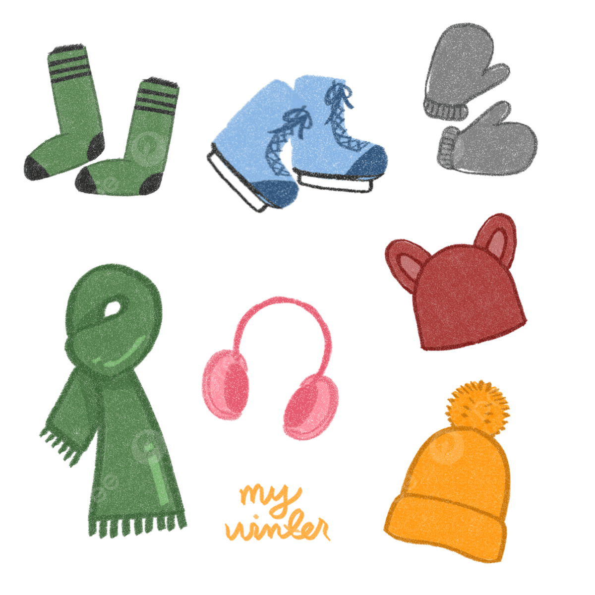 Winterization Clipart Vector, Winter Stickers, Cold Season throughout Free Printable Winterization Stickers