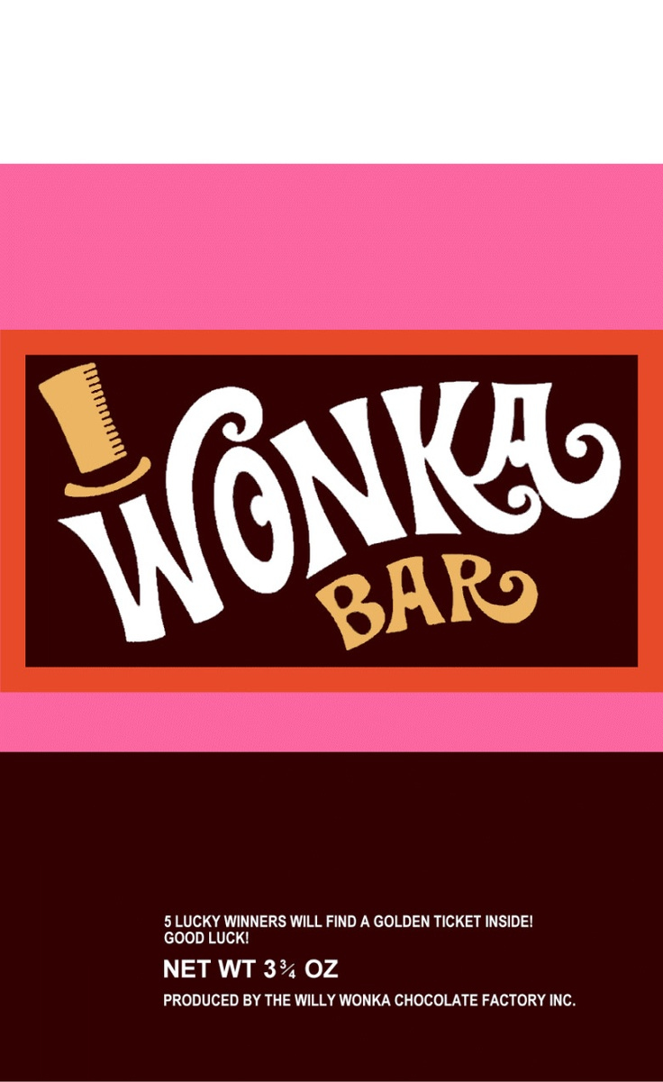 Wonka Bar | Wonka Chocolate, Willy Wonka, Chocolate Factory inside Free Printable Wonka Bar Wrapper Template