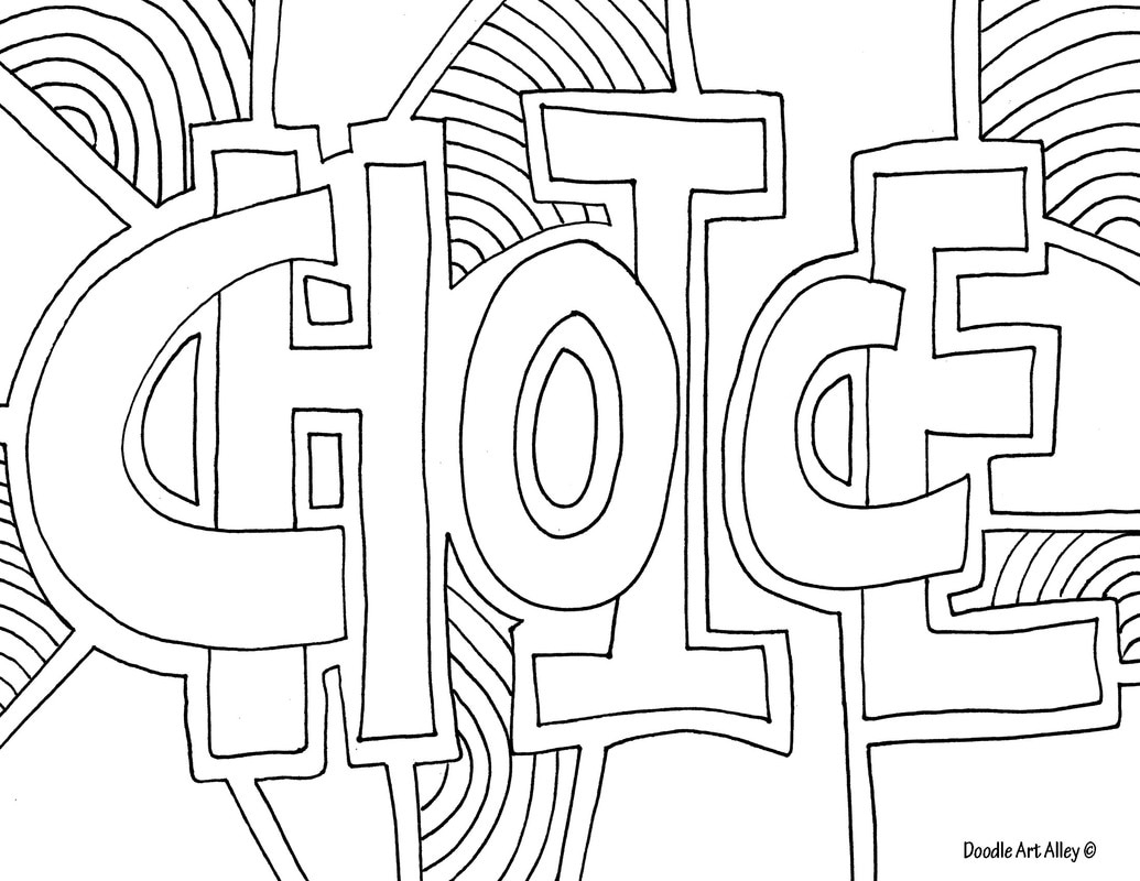 Word Coloring Pages - Doodle Art Alley in Free Printable Word Coloring Pages