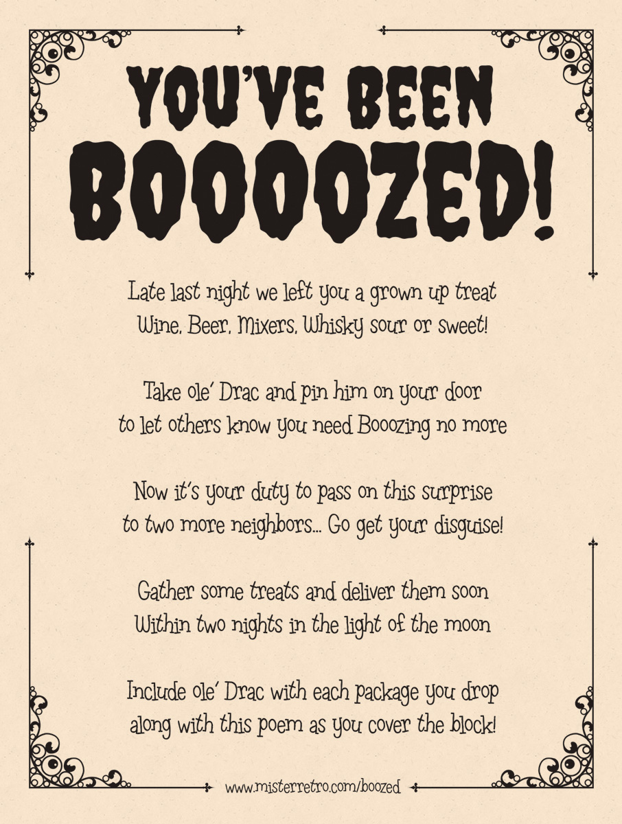 You&amp;#039;Ve Been Boozed Printable with regard to You Ve Been Boozed Free Printable